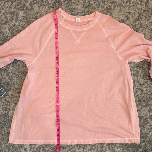 Old Navy Maternity Vintage Nursing Sweatshirt in Sweet Dahlia - Picture 8 of 9